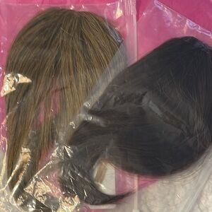 Elegant Black and Brown Hair Extensions